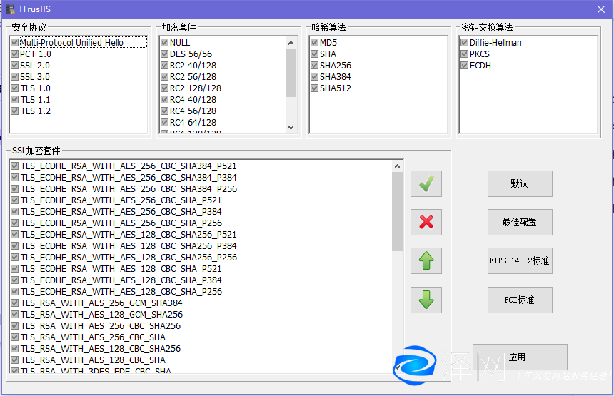 在IIS 7.5上啟用TLS 1.2工具 SSL版本切換工具ITrusIIS